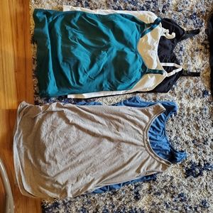 Maternity nursing tank tops